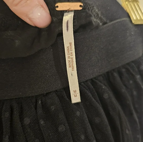 Free People Black Sheer Maxi Skirt - Picture 4 of 5